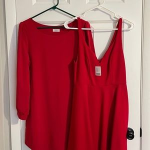 2 red dresses for price of 1!